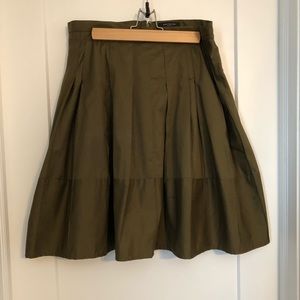 Ann Taylor Olive Green Skirt